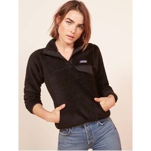 Patagonia ReTool Snap T-Fleece Black Pullover